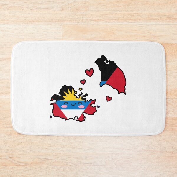 Item preview, Antigua and Barbuda Flag Map Smile with Love designed and sold by pixelsparkzone.