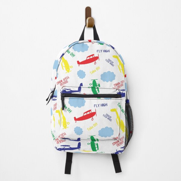 Item preview, Primary colors Airplanes and Clouds designed and sold by Heather Lin Christiansen.
