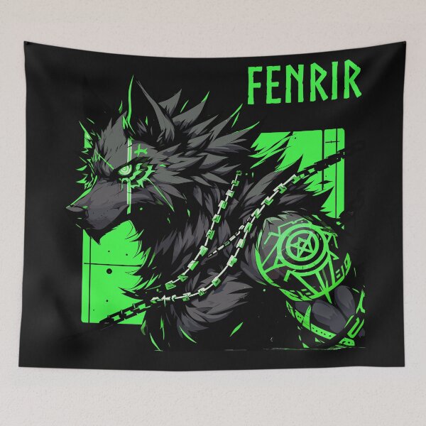 Item preview, Fenrir 02 Green 10K designed and sold by PunkerLazar.