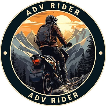 Artwork thumbnail, Adventure Rider Sticker | ADV Rider by ronengel