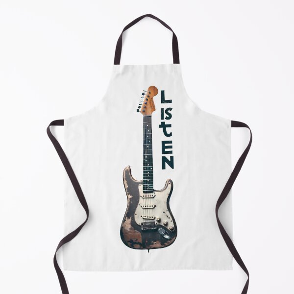 Aperçu de l'œuvre "Melodic Heritage" - Illustration de guitare électrique classique créée et vendue par OblakShop.