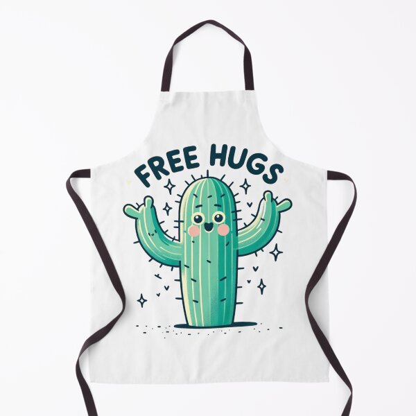Item preview, Embrace the World: Free Hugs from a Cactus T-Shirt Design designed and sold by printflowcanvas.