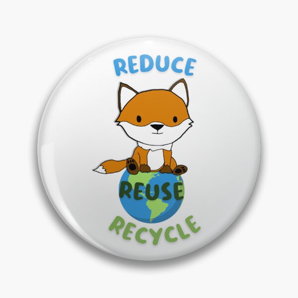 Item preview, Reduce, Recycle, Reuse Fox designed and sold by ImperialRose.