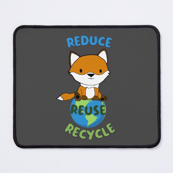 Item preview, Reduce, Recycle, Reuse Fox designed and sold by ImperialRose.