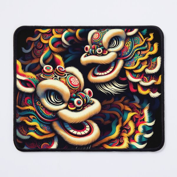 Item preview, Lion Dance, Traditional Dance designed and sold by WorldByFlowers.
