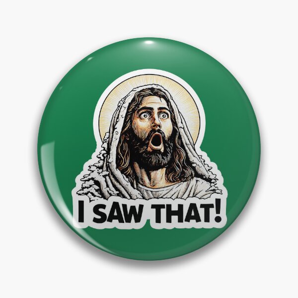 Item preview, I SAW THAT Jesus meme Snowing Christmas Wow designed and sold by plushism.