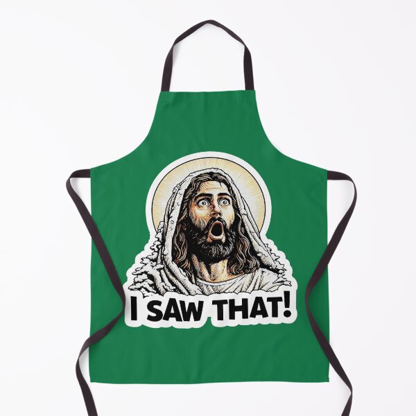 Item preview, I SAW THAT Jesus meme Snowing Christmas Wow designed and sold by plushism.