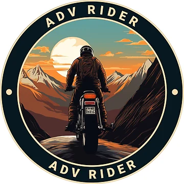 Artwork thumbnail, Adventure Rider Sticker | ADV Rider by ronengel