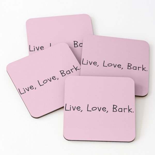 Item preview, Live, Love, Bark designed and sold by Midnight Garden.