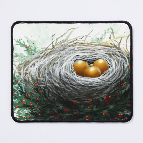 Item preview, Bird Nest with Gold Ornaments designed and sold by Taphath Foose.