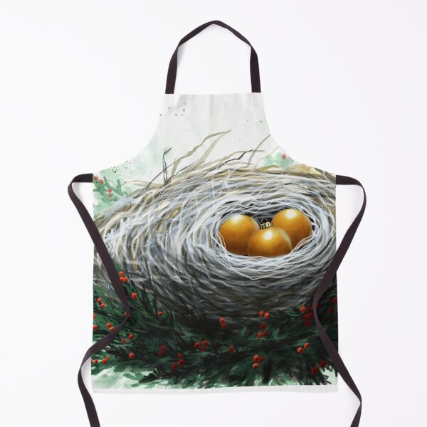 Item preview, Bird Nest with Gold Ornaments designed and sold by Taphath Foose.