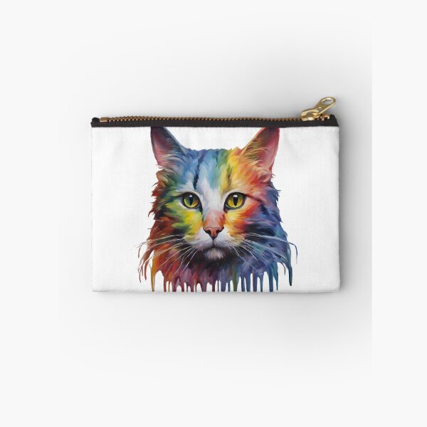 Item preview, Rainbow Fluffy Cat designed and sold by MarzenaKa.