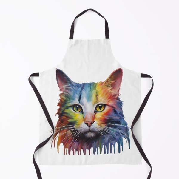 Item preview, Rainbow Fluffy Cat designed and sold by MarzenaKa.