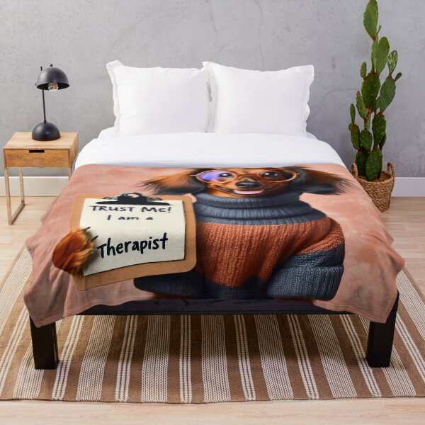 Item preview, Canine Counselor: Unleash the Dachshund Therapy! designed and sold by SmileCatalysts.