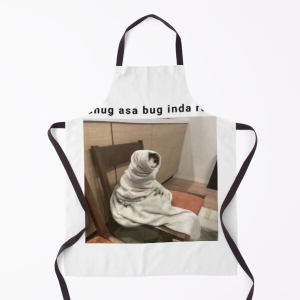 Item preview, snug as a bug in a rug cat meme designed and sold by yuccaroot.