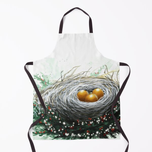 Item preview, Bird Nest with Gold Ornaments with Lights designed and sold by Taphath Foose.