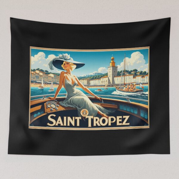 Item preview, Avertising for Saint Tropez designed and sold by CoquerelleStore.