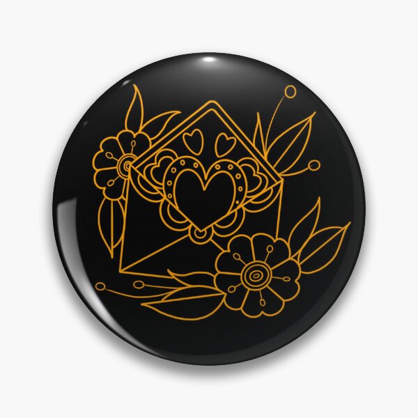 Item preview, American traditional love letter flash. designed and sold by ReaperRoseCo.