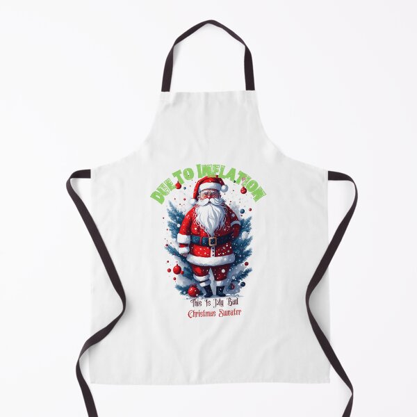 Item preview, Funny Due to Inflation This is My Bad Sweater For Christmas T-Shirt designed and sold by Miumed.