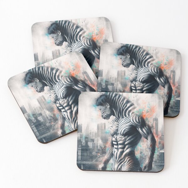 Item preview, ZEBRA-MAN STRUTTING HIS STUFF designed and sold by SCOTTYBOYART.