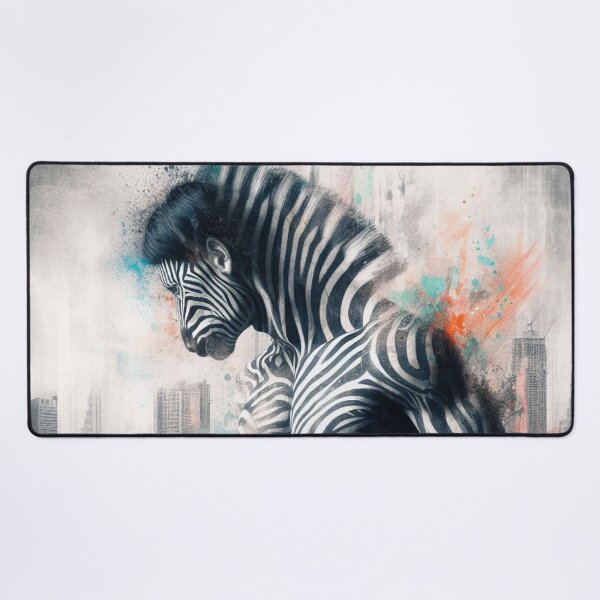 Item preview, ZEBRA-MAN STRUTTING HIS STUFF designed and sold by SCOTTYBOYART.