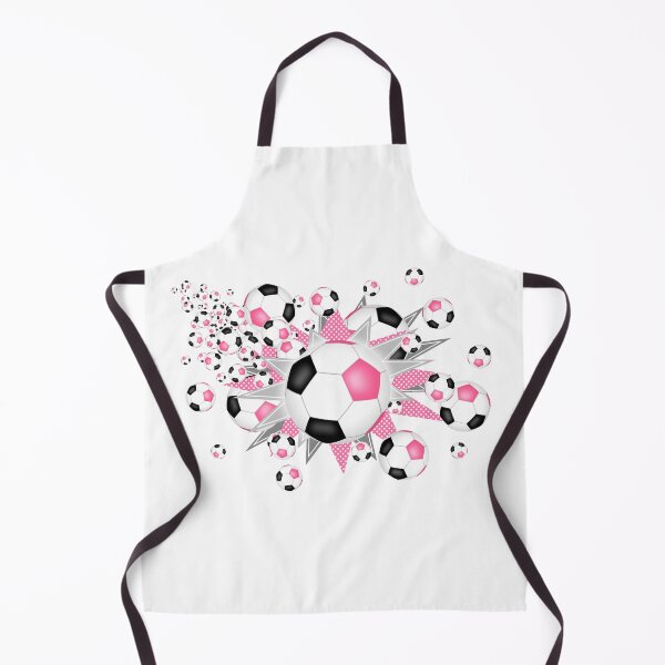 Item preview, pink black soccer balls & stars designed and sold by katzdzynes.