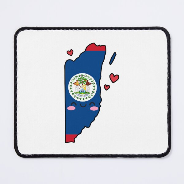 Item preview, Belize Flag Map Smile with Love designed and sold by pixelsparkzone.