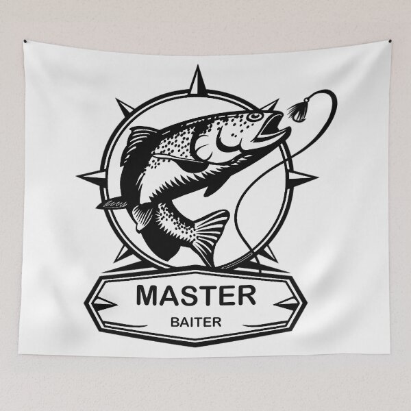 Item preview, master baiter fishing - great gift for fishing lover designed and sold by Desibeau.