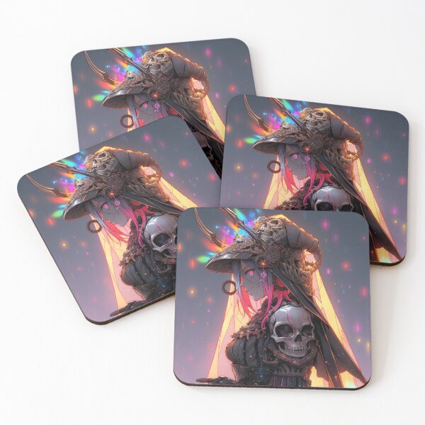 Item preview, Dark Fantasy Witchy Shaman Anime Girl designed and sold by bubblegoth.