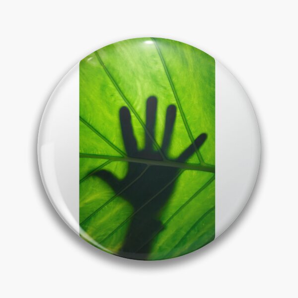 Item preview, Hand Shadow Nature Leaf Lanzarote (Canary Islands Spain) designed and sold by SmileMoreAgain.