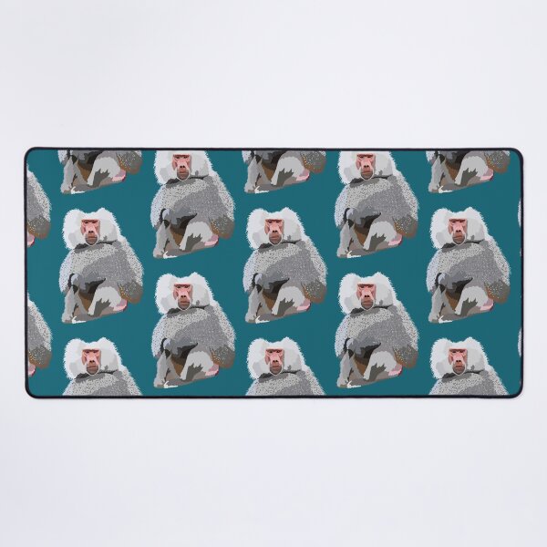 Item preview, H is for Hamadryas Baboon,Hamadryas Baboon Illustration – Primate Art for Wildlife and Nature Lovers designed and sold by PrettylittlepastelUk.