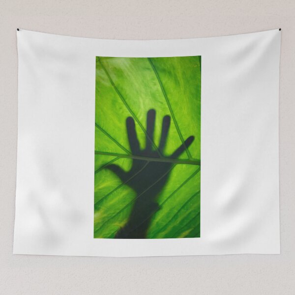 Item preview, Hand Shadow Nature Leaf Lanzarote (Canary Islands Spain) designed and sold by SmileMoreAgain.