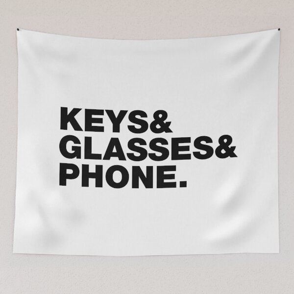 Item preview, Keys & glasses & phone. designed and sold by remerasnerdas.