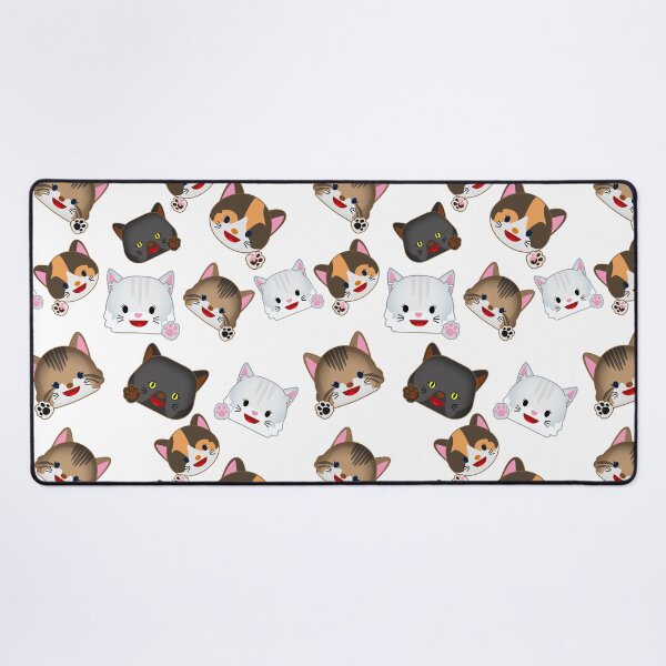 Item preview, cartoon cat pattern cute faces designed and sold by DarioCrow.