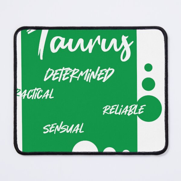 Item preview, Taurus zodiac sign practical, determined, reliable and sensual design designed and sold by Mario Cabrera.