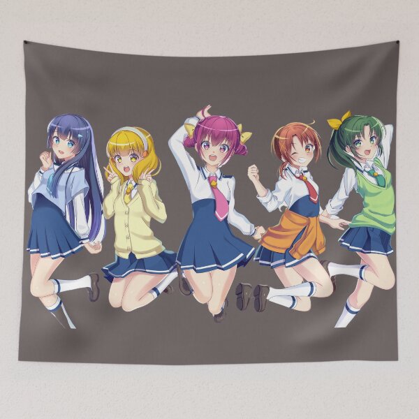 Item preview, Smile Precure!, Hoshizora Miyuki, Hino Akane, Midorikawa Nao, Aoki Reika, Kise Yayoi, designed and sold by AbominationShop.
