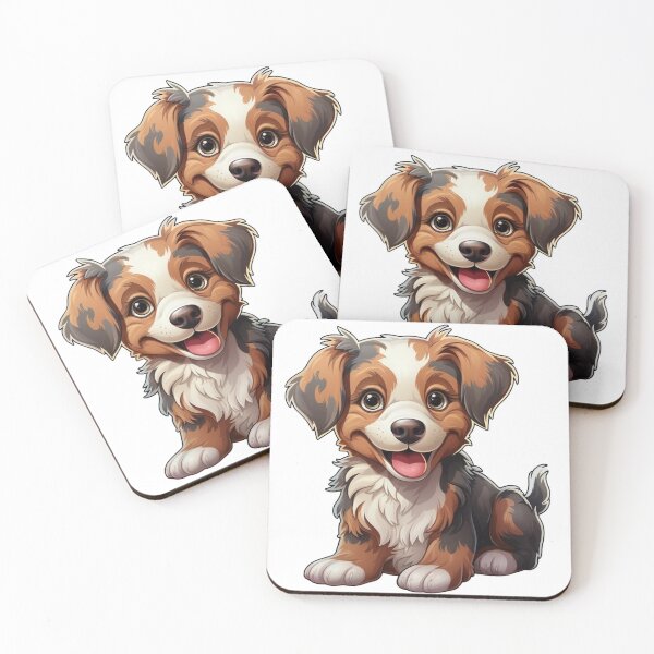 Item preview, cute puppy designed and sold by TIDALI-Prints.