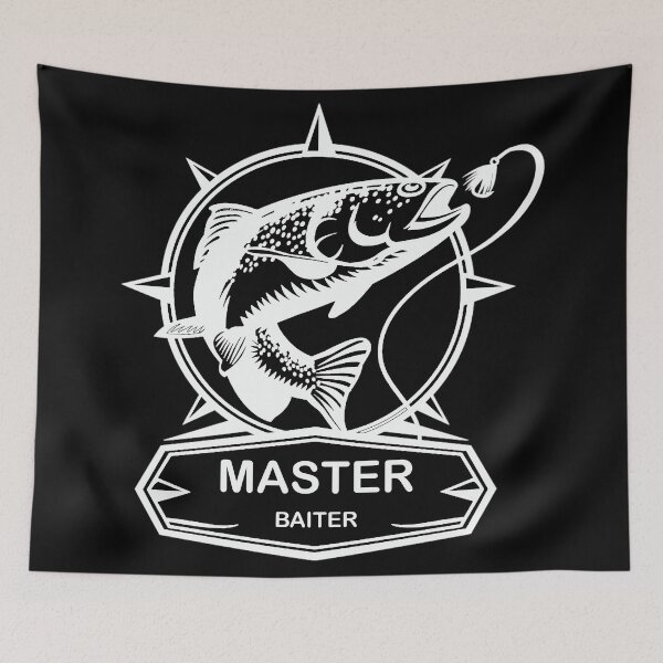 Item preview, master baiter fishing - great gift for fishing lover designed and sold by Desibeau.