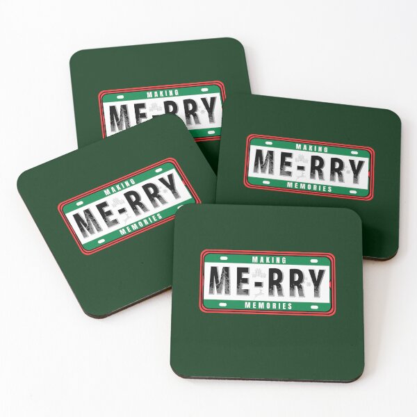 Item preview, MAKING MERRY MEMORIES CHRISTMAS HOLIDAY NUMBER PLATE designed and sold by 3nityoneart.