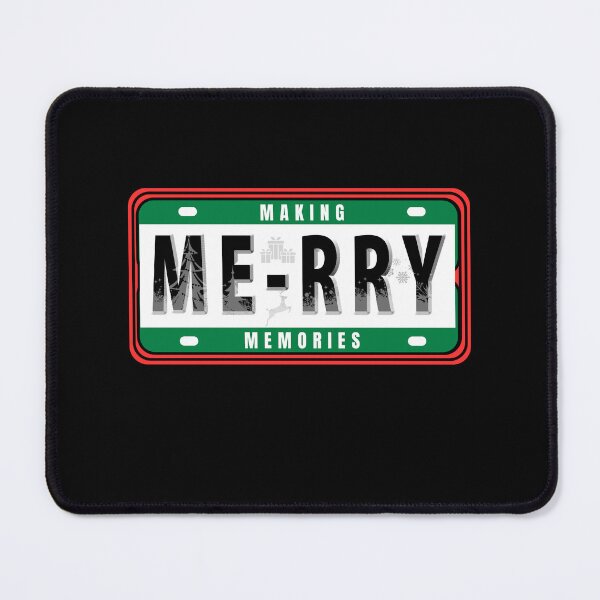 Item preview, MAKING MERRY MEMORIES CHRISTMAS HOLIDAY NUMBER PLATE designed and sold by 3nityoneart.