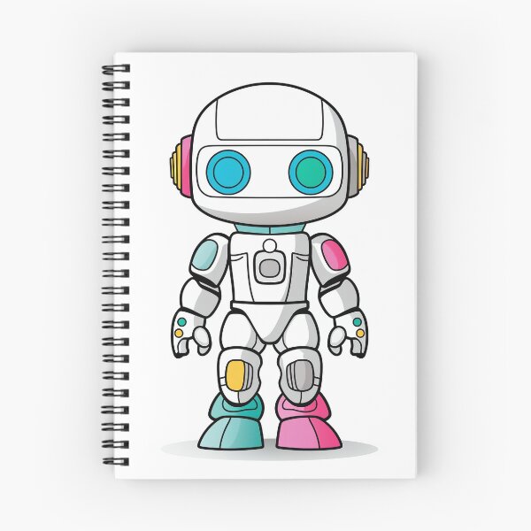 Item preview, Cute Multicolored Robot Plushie designed and sold by ObjCrea123.