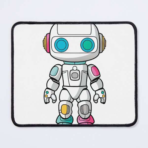 Item preview, Cute Multicolored Robot Plushie designed and sold by ObjCrea123.