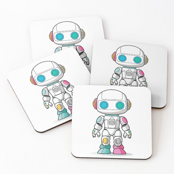 Item preview, Cute Multicolored Robot Plushie designed and sold by ObjCrea123.