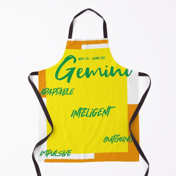 Item preview, Gemini zodiac sign adaptable, inteligent, impulsive and outgoing design designed and sold by Mario Cabrera.