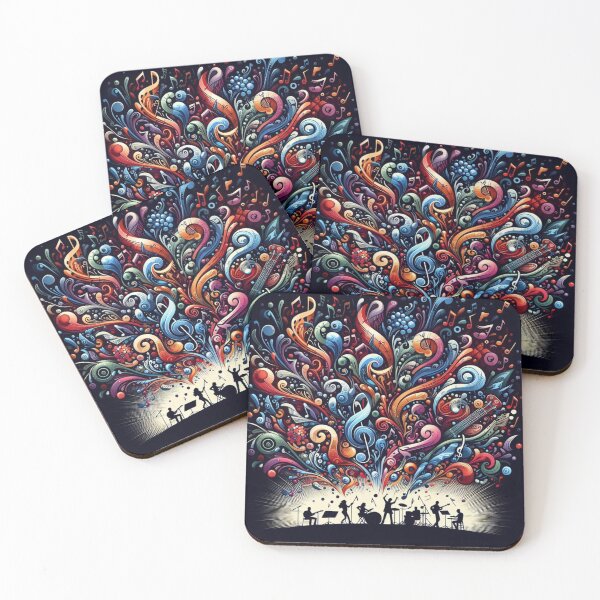 Item preview, Harmonic Euphony: Visual Beats designed and sold by TextileTrove.