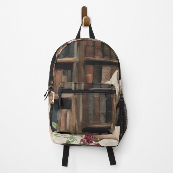 Item preview, Copy of Beautiful Girl In The Library With Floral designed and sold by Modern-Tropical.