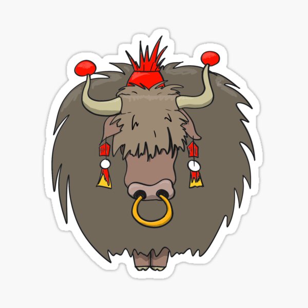 Item preview, Tibetan Yak designed and sold by Cephalopod-Art.