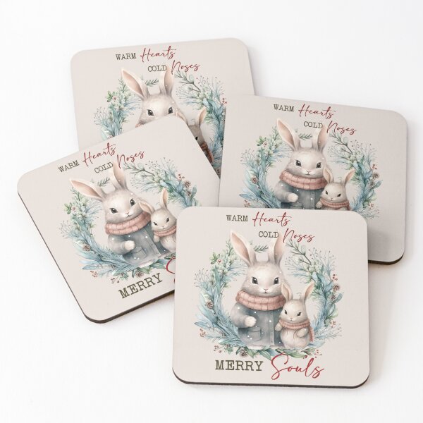 Item preview, Two rabbits in the snow designed and sold by BloomMarch.