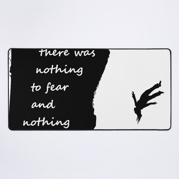 Item preview, "There was nothing to fear and nothing to doubt" - Iconic song lyrics from Radiohead’s “Pyramid Song” (dark) designed and sold by WitchDesign.