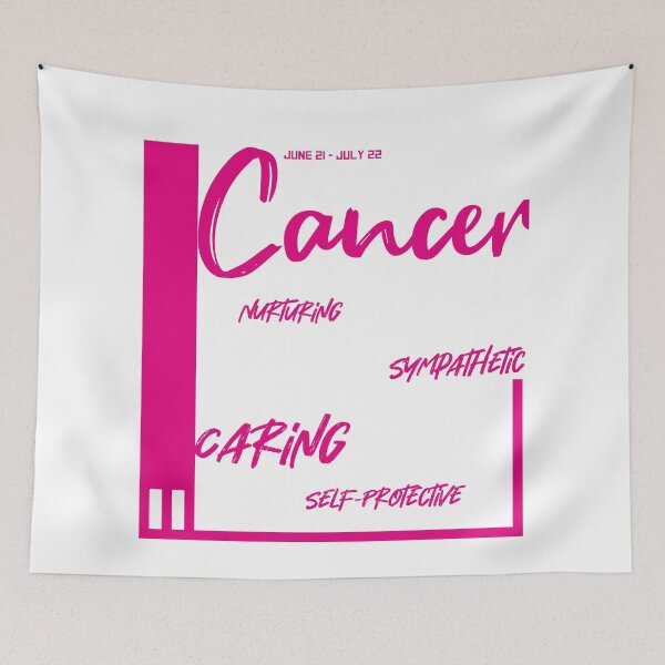 Item preview, Cancer zodiac sign self protective, sympathetic, nurturing and caring design designed and sold by Mario Cabrera.
